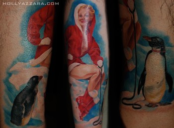 Holly Azzara - Penguin Pin Up